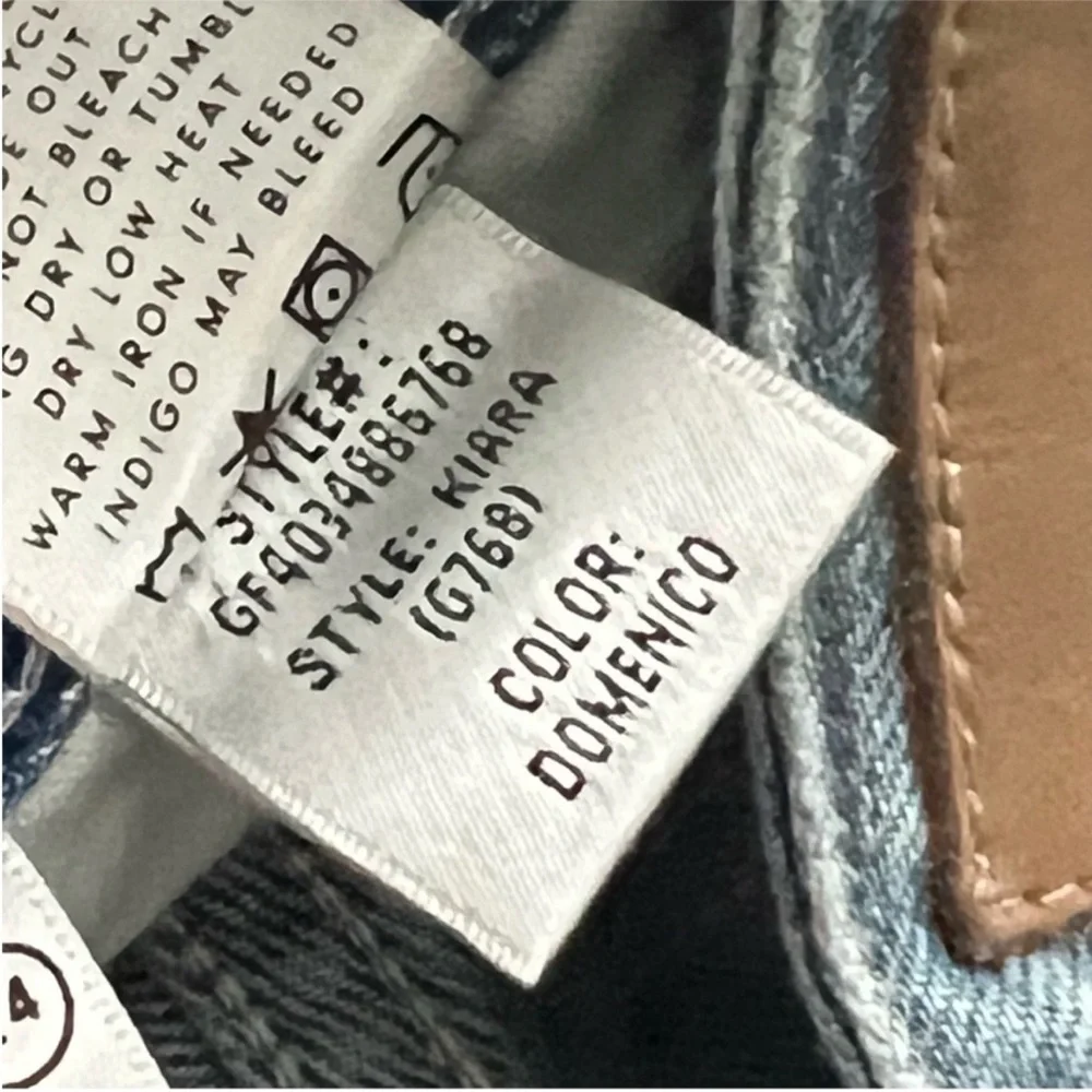 GRLFRND Kiara Mid-Rise Tomboy Jean in Domenico (blue) Size 24
